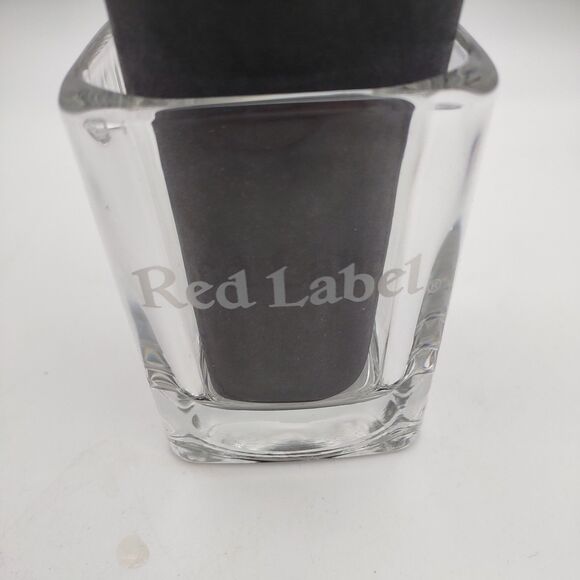 Johnnie Walker Red Label Scotch Whiskey Square Glasses Set of 4 Boxed - Picture 5 of 11